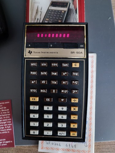 Texas instruments 50a - instruments, sr-50a