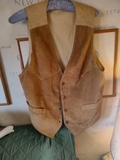 Gilet vintage pelle e - gilet,