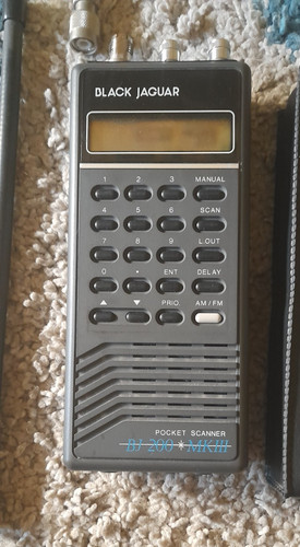 Scanner radio black jaguar - scanner, radio-