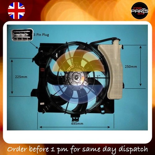Ventola per radiatore kia rio - ventola,