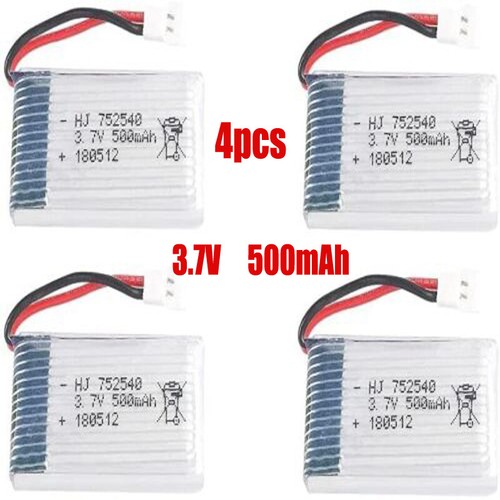 4pcs batterie lipo - lipo, 500mah