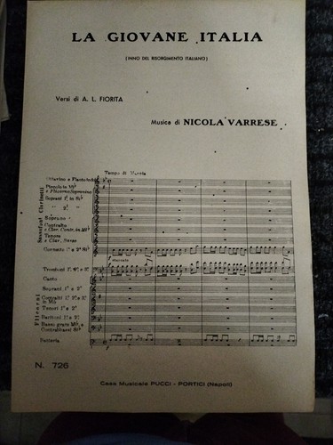 Spartito musicale giovane - spartito,