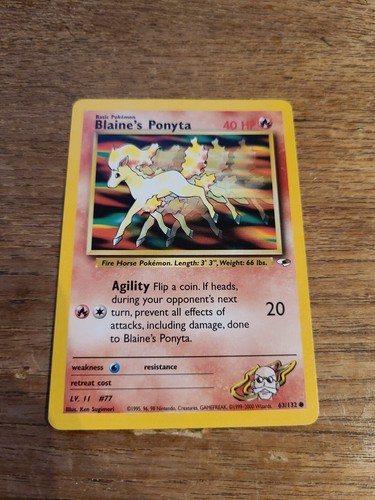 Blaine ponyta 132 gym - ponyta, 63/132