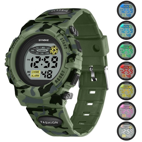 Orologio led digitale mimetico - orologio,