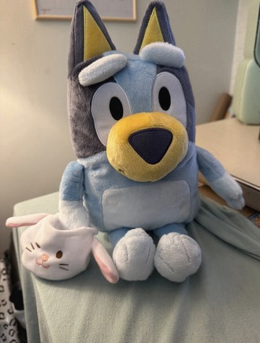 Peluche bluey con cesto - peluche,