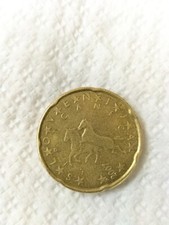 Moneta centesimi slovenia - moneta,