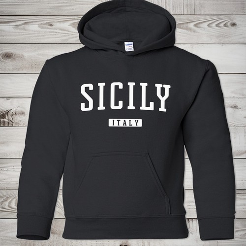 Felpa con cappuccio sicily - con,