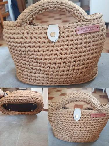 Borsa uncinetto fatta mano - borsa,
