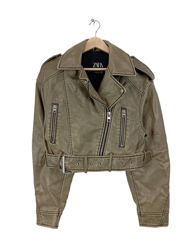 Zara giacca ecopelle donna - in,