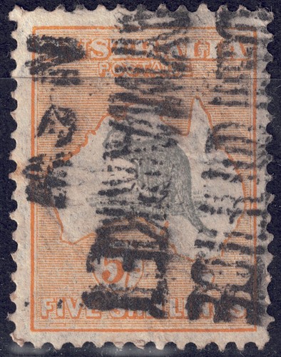 Australia 1913 canguro 5s - canguro, (5s