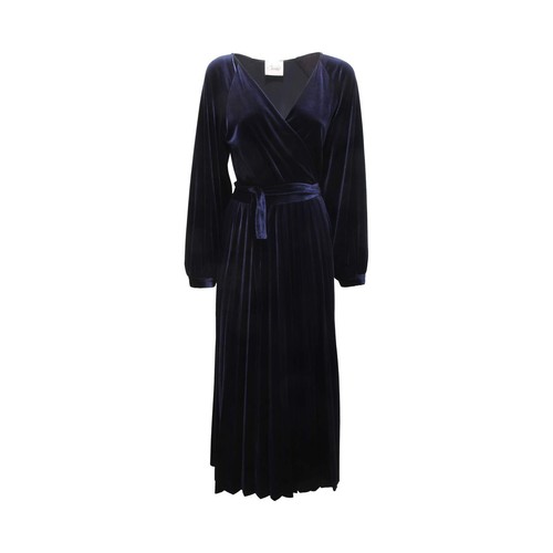 L0484 abito velluto donna - abito,