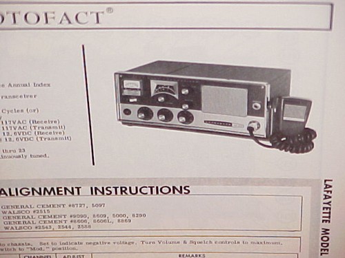 1966 lafayette radio - lafayette, cb