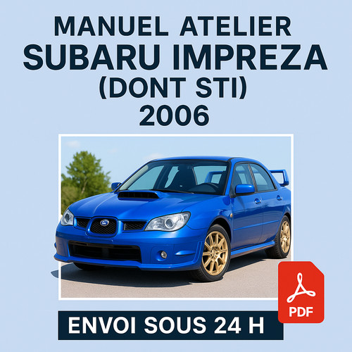 Manuel atelier subaru - subaru, impreza
