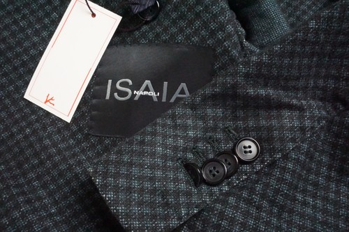 Isaia napoli blue green - isaia,