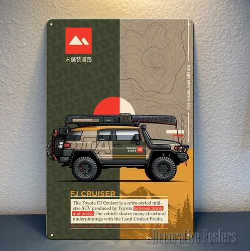 Poster metallo per auto - poster, in