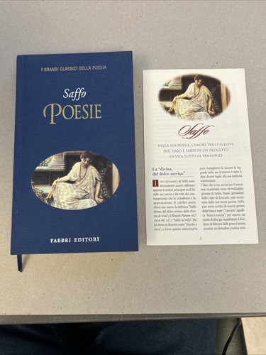 Saffo poesie fabbri - saffo,
