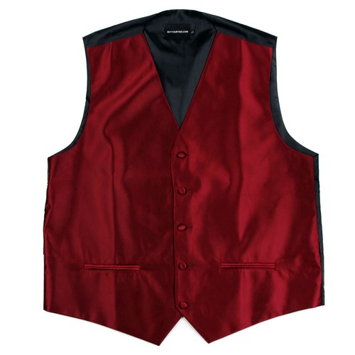 Gilet smoking uomo raso