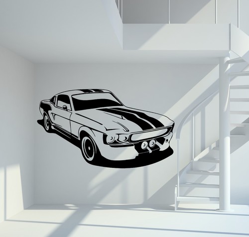 Adesivo murale ford mustang - adesivo,