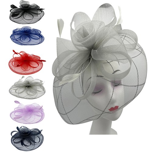 Nuovo nastro fascinator - nastro, fiore