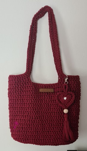 Borsa uncinetto fettuccia - borsa,