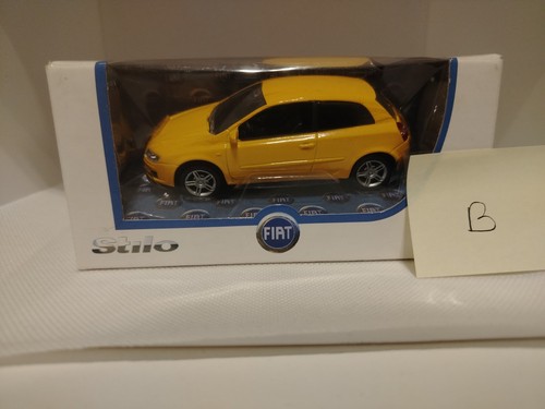 Norev fiat stilo - yellow, gialla