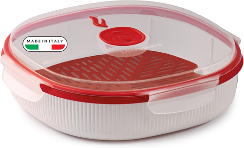 Vaporiera microonde bianca - vaporiera,