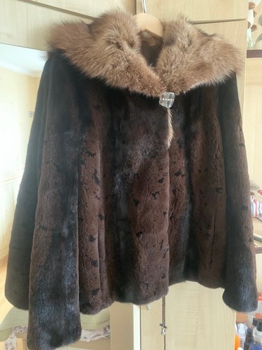 Pelliccia visone marrone - di,