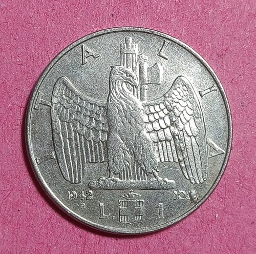 Moneta lira 1942 - 1,