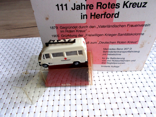 Herpa mercedes 207 croce - ho,