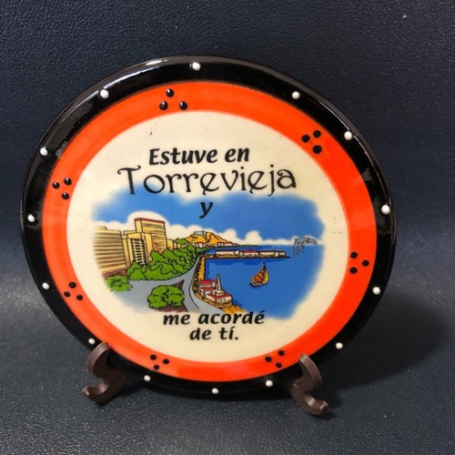 Vintage spanish souvenir plate - vintage,