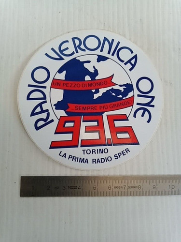 Adesivo vintage radio - adesivo,