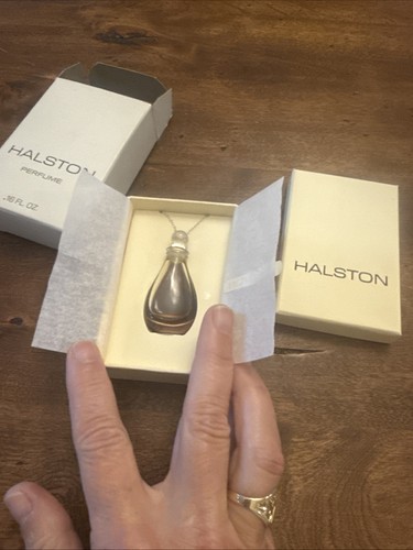 Bottiglia halston per - halston, collana