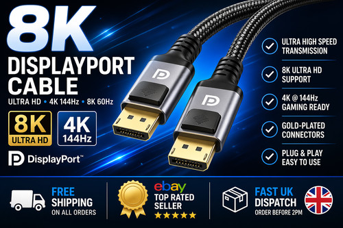 Cavo displayport 60hz - dp, a
