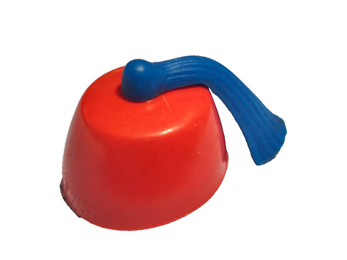 Playmobil gorro rojo cola azul - rojo,