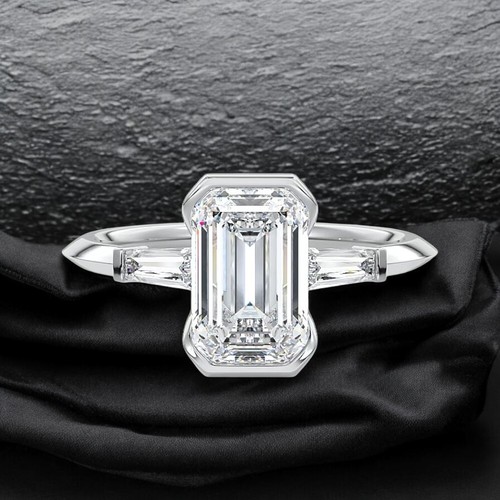Anello oro bianco con - anello,