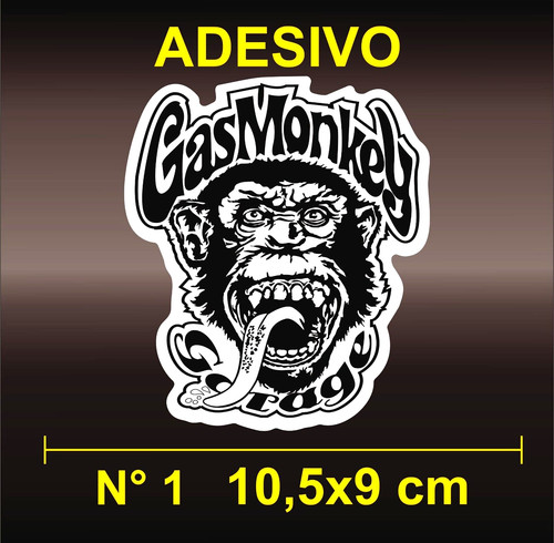 Adesivi sticker gas monkey - adesivi,
