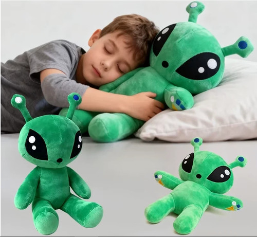 Peluche alieno verde cm - peluche,