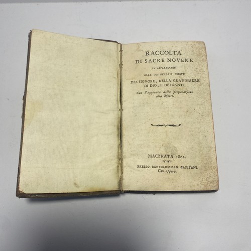 Libro antico 1802 - raccolta, di