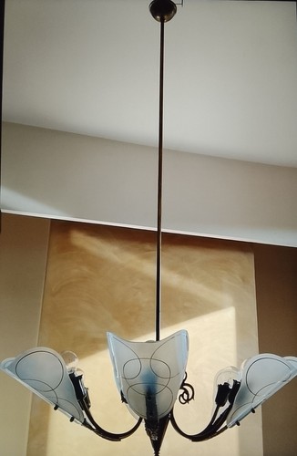 Lampadario anni ottone e - anni,