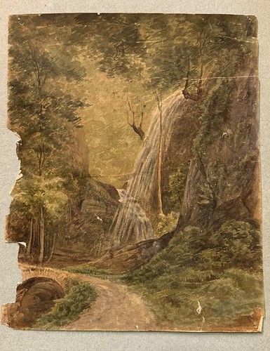 Disegno pastello paesaggio - disegno,