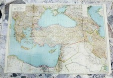 Vecchia cartina mappa levante - mappa,