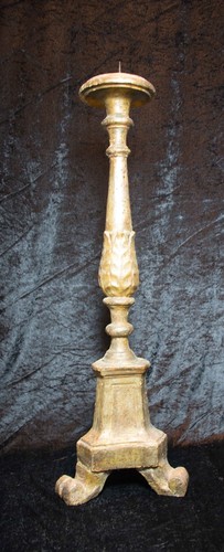 Antico candelabro legno - gr.antico,