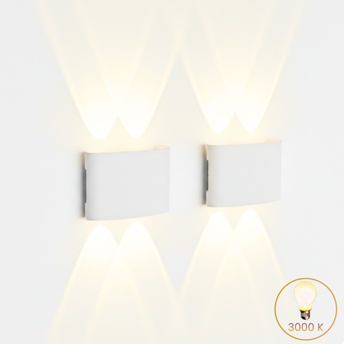 Coppia applique led parete - da,