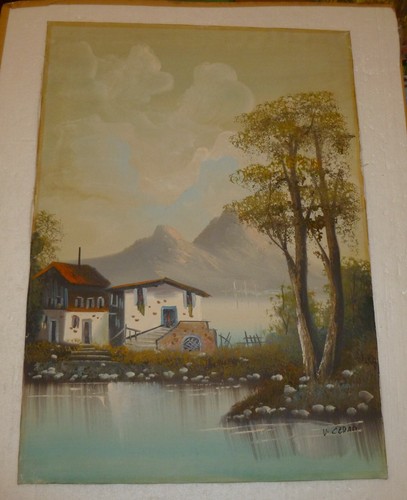 Dipinto olio tela - tela,