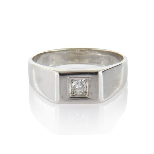 Anello uomo solitario con - anello,