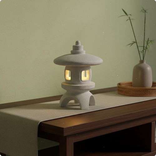 Lanterna zen effetto - zen, pietra