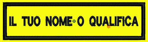 Toppa patch nome - patch,