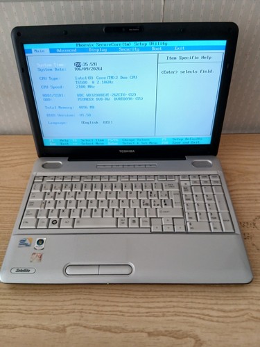 Toshiba satellite l500 - toshiba,