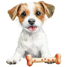 2 adesivi Jack Russell Terrier