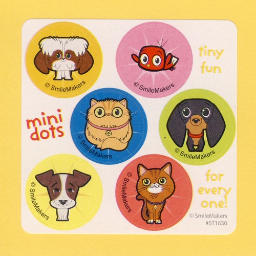 Adesivi mini punti animali - 60,